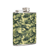 Flasques Camouflage numérique en bois à 8 bits / Camo (Droite)