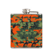 Flasques Camouflage orange et vert, Militaire, Armée (Dos)