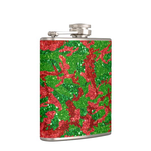 Flasques Camouflage Parties scintillant Haus De Camo Xmas (Droite)