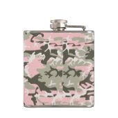 Flasques Camouflage rose et vert, Militaire, Armée (Dos)