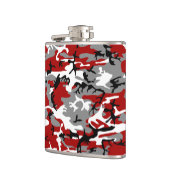 Flasques Camouflage rouge et gris, Militaire, Armée (Gauche)