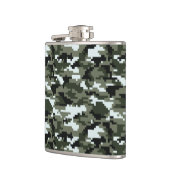 Flasques Camouflage urbain numérique à 8 bits / Camo (Gauche)