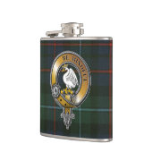 Flasques Campbell Cawdor Tartan & Badge (Gauche)