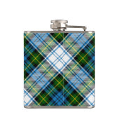 Flasques Campbell Crest au-dessus de Tartan (Dos)
