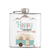 Flasques Camping-car Rétro Mignon Happy Camper (Devant)