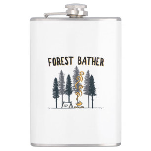 Flasques Camping de Béton forestier