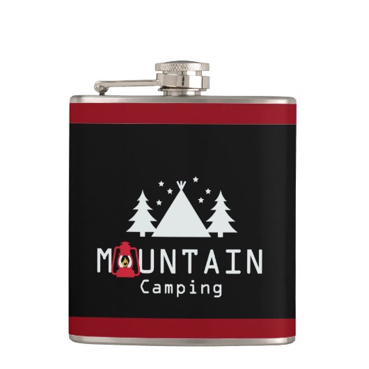 Flasques camping de montagne (Devant)