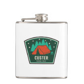 Flasques Camping forestier national Custer (Devant)