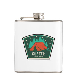 Flasques Camping forestier national Custer