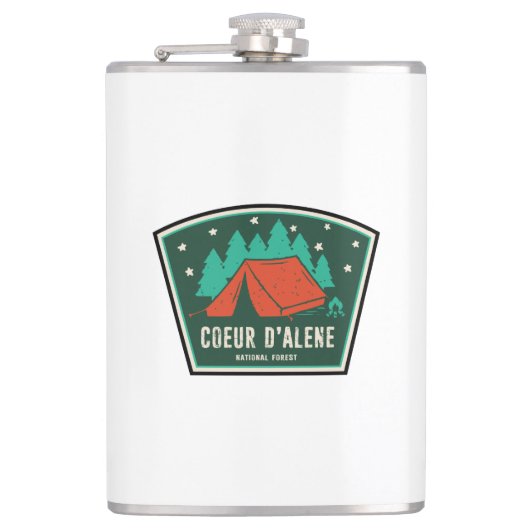 Flasques Camping forestier national du Coeur D'Alene (Devant)