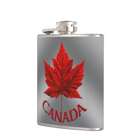 Flasques Canada Souvenir Flask Canada Drapeau de boisson Dr (Gauche)