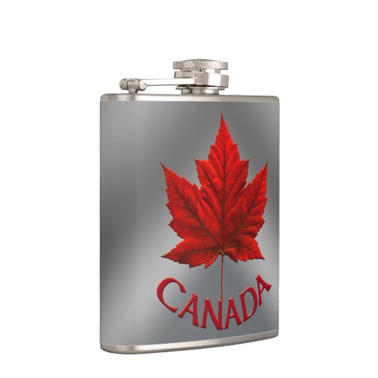 Flasques Canada Souvenir Flask Canada Drapeau de boisson Dr (Droite)