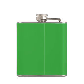 Flasques Canne de golf monogrammée verte Kelly et blanche (Dos)
