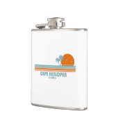 Flasques Cape Henlopen Delaware Sun Palm Trees (Gauche)