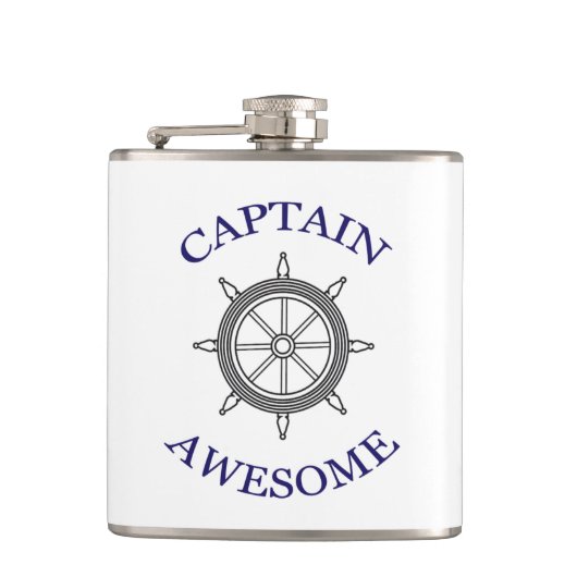 FLASQUES CAPITAINE AWESOME (Devant)