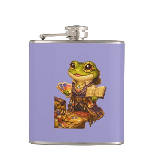 Flasques Caractère de grenouille créatrice de royaume (Devant)