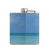 Flasques Caraïbes Horizon Tropical Turquoise Bleu (Dos)
