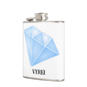 Flasques Carat diamant bleu brillant (Gauche)