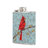 Flasques Cardinal rouge, l'oiseau de Noël (Gauche)