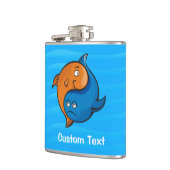 Flasques Caricature de poisson Yin Yang (Gauche)