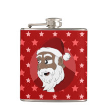 Caricature du Père Noël noir