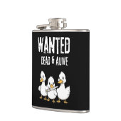 Flasques Caricature Recherchée Dead & Alive Funny Duck (Gauche)
