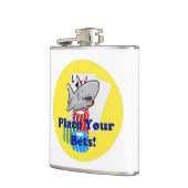 Flasques Carnet de jeu de requin amusant avec des jetons de (Gauche)