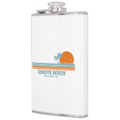 Flasques Carova Beach Caroline du Nord Sun Palm Trees (Gauche)