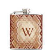 Flasques Carré Dimensionnel-Rouge-W (Devant)