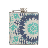 Flasques Carreau bleu Batik III (Devant)