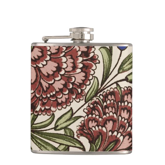 Flasques Carreau de fleur d'œillet Art antique rustique De (Devant)