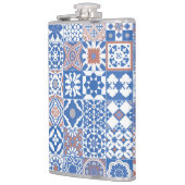 Flasques carreau marocain bleu,marron (Gauche)
