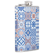 Flasques carreau marocain bleu,marron (Droite)