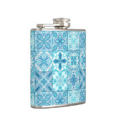 Flasques Carreaux décorés en bleu et blanc (Droite)