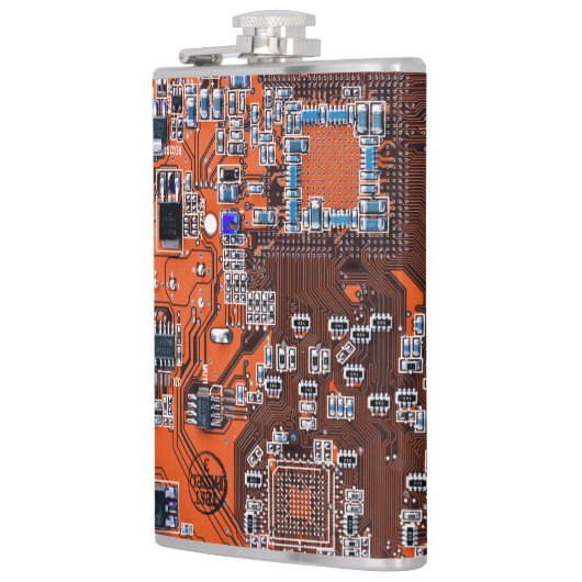 Flasques Carte circuit imprimé circuit orange PCB (Gauche)