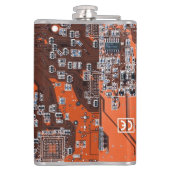 Flasques Carte circuit imprimé circuit orange PCB (Dos)