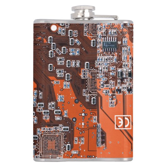 Flasques Carte circuit imprimé circuit orange PCB (Dos)