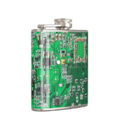 Flasques Carte circuit imprimé circuit vert PCB (Droite)