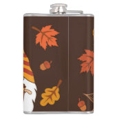 Flasques Carte Citrouille Gnome d'automne (Dos)