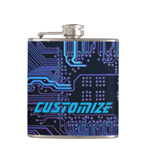 Flasques Carte de circuit électronique bleu PCB personnalis