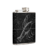 Flasques Carte de la constellation du cancer Black Hevelius (Droite)