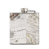 FLASQUES CARTE DE L'AMÉRIQUE, 1809 (Dos)