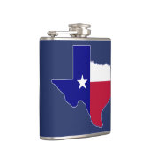 Flasques Carte du drapeau du Texas (Droite)
