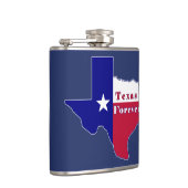 Flasques Carte du drapeau Texas Forever (Droite)