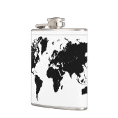 FLASQUES CARTE DU MONDE (Gauche)