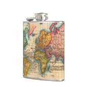 Flasques Carte du Monde 1780 Bonne Antique Planisphère  (Gauche)