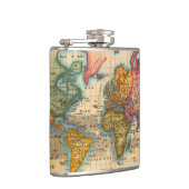 Flasques Carte du Monde 1780 Bonne Antique Planisphère  (Droite)