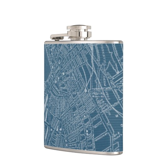 Flasques Carte graphique de Boston (Gauche)