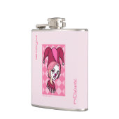 Flasques Carte Joker Rose (Gauche)