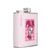 Flasques Carte Joker Rose (Droite)